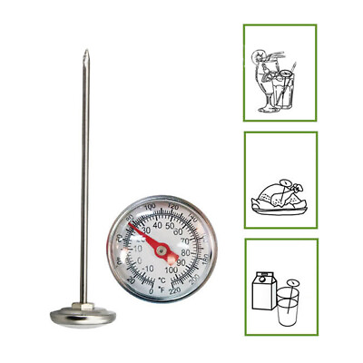 #ad #ad Stainless Steel 5 IN Compost Soil Thermometer Tester Temperature Measuring Probe $7.57