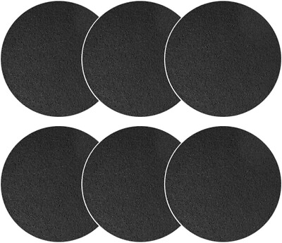 #ad 6 Pack HQRP Charcoal Filters for Compost Bucket 7.25 Inch Round Compost Bin $7.45