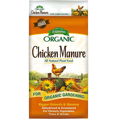 Espoma Organic Chicken Manure All Natural amp; Organic Plant Food 25 lb Bag $37.79