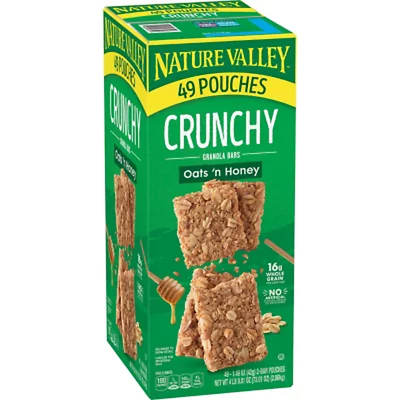 #ad Nature Valley Oats #x27;N Honey Crunchy Granola Bars 49 POUCHES FREE SHIPPING $25.97