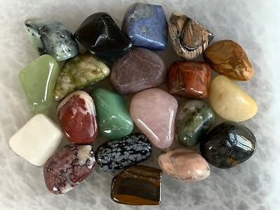 #ad #ad Tumbled Stone Mix Medium Mix Tumbled Stone Healing CrystalsWholesale Bulk Lot $7.65