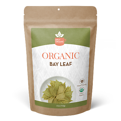 Organic Bay Leaves 4 oz : Ideal for Adding Flavor to Soups Stews and Sauces $7.98
