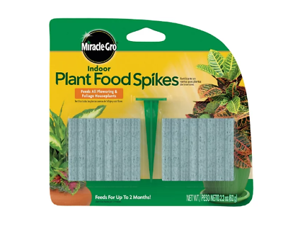 #ad Miracle Gro Indoor Plant Food Spikes $6.59