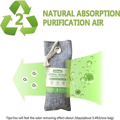 #ad #ad 10 Pack Bamboo Charcoal Nature Fresh Air Purifying Bags Activated Charcoal Bags $21.00