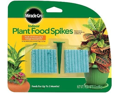 #ad Miracle Gro Indoor Plant Food Spikes Includes 48 Spikes $29.39
