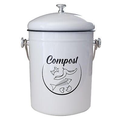 #ad Compost Bin Kitchen Counter Indoor Compost Bin Kitchen Compost Bin Counte... $45.90