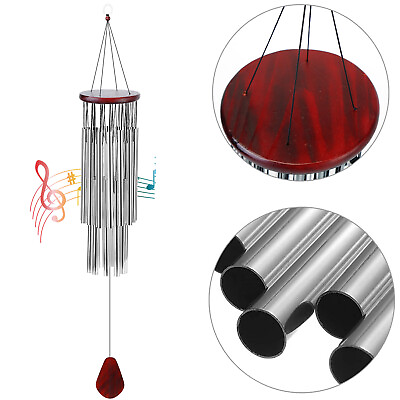 Wind Chimes Outdoor Large Deep Tone 36 Inches Memorial Wind Chimes with 27 Tubes $13.84