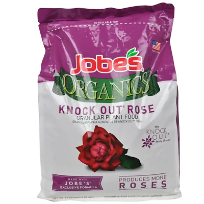 #ad 8 Lbs. Organic Knock Out Rose Plant Food Fertilizer with Biozome OMRI Listed $19.46