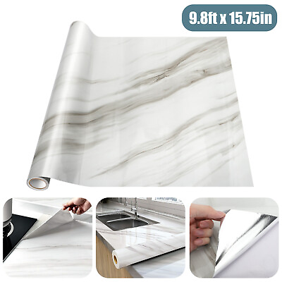 Marble Contact Paper Self Adhesive Peel amp; Stick Wallpaper PVC Kitchen Countertop $12.48