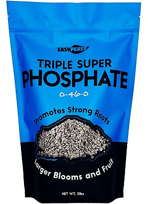 #ad TRIPLE SUPER PHOSPHATE FERTILIZER 0 46 0 phosphorus fertilizer for gardens... $27.42