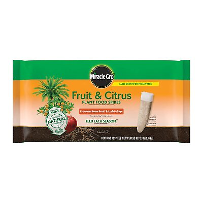 #ad #ad Miracle Gro Fruit amp; Citrus Plant Food Spikes $27.95