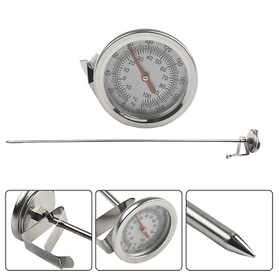 #ad Compost Soil Thermometer Stainless Steel Water Yard 0～120℃ Fast Readings $24.81