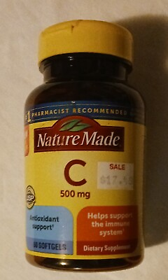 #ad #ad Nature Made Vitamin C 500 mg 60 Sgels Exp 12 2024 $18.50