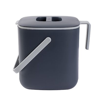 #ad Kitchen Compost Bin Easy Clean Food Waste Bin For Kitchen With Handles Counter $32.29