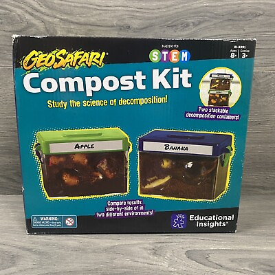 GeoSafari Compost Kit For Kids Science Educational Insights NEW $29.94