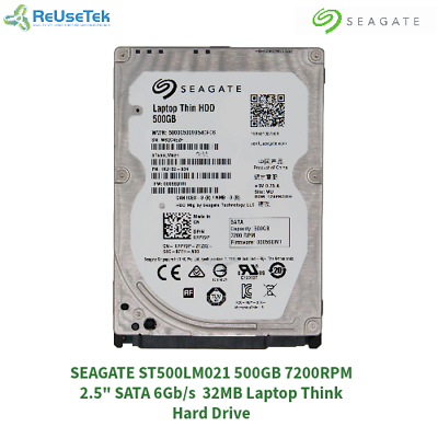 #ad SEAGATE ST500LM021 500GB 7200RPM 2.5quot; SATA 6Gb s 32MB Laptop Thin Hard Drive $7.99