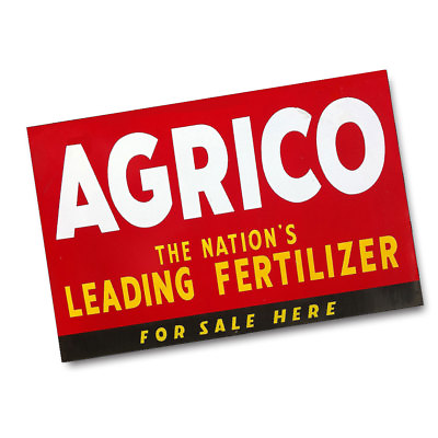 #ad Agrico Leading The Nation#x27;s Fertilizer For Sale Here 11x17 Reproduction Poster $19.95