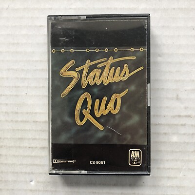 #ad #ad Status Quo The Best Of Status Quo Cassette Tape 1980 Album A amp; M Rock Canada C $28.88