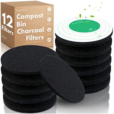 #ad #ad Compost Bin Kitchen Charcoal Filter 12 Pack Charcoal Filters For Compost Bucket $25.73
