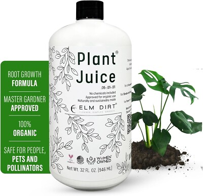 #ad Elm Dirt Plant Juice Organic Fertilizer for All Plants Indoor or Outdoor 1 Bo $35.99