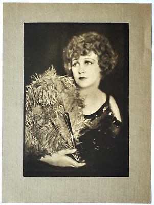 #ad Vintage Fotografie Emil Otto Hoppe Portrait Anna Q. Nillson Mezzotinto 1925 EUR 80.00