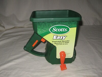 #ad Scotts Easy Green Hand Held Spreader Seed Fertilizer Grass Plant Rock Salt 71030 $21.99