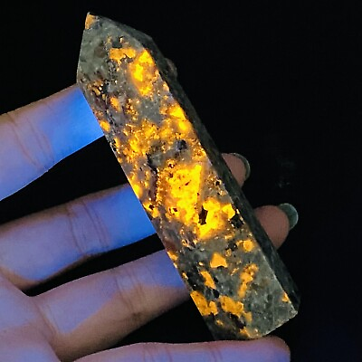 1pc Natural Yooperite obelisk quartz crystal wand point Gem Reiki 60g $13.76