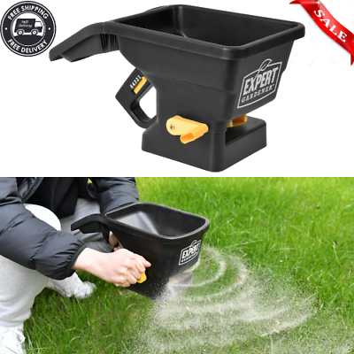 #ad #ad Seed Fertilizer or Salt Handheld Spreader Garden Hand Tools Lawn Yard 1100 Sq Ft $17.30