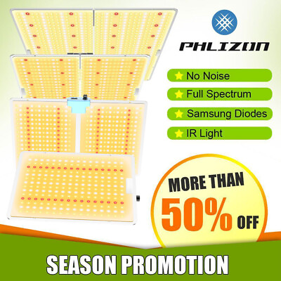 #ad Phlizon 1000W 2000W 3000W Full Spectrum Grow Lights Samsungled Indoor Plant Lamp $69.22