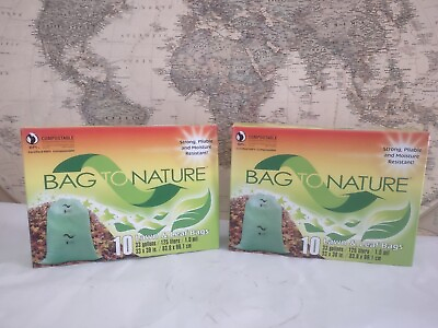 #ad #ad Bag to Nature 33 Gallon Lawn amp; Leaf 100% Certified Compostable 20 Trash Bags $22.95
