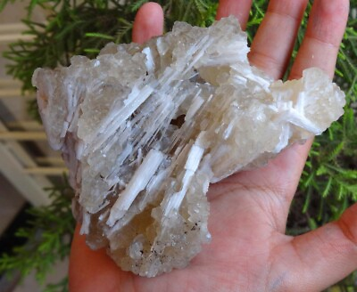 #ad Calcite On Scolecite Crystals Rock Minerals Specimen G=3 $171.00