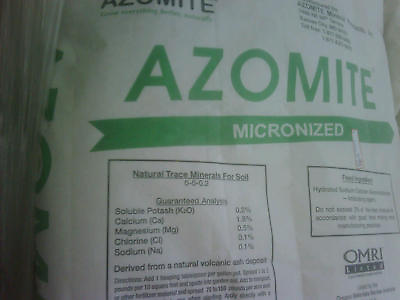 #ad 44 POUNDS AZOMITE FINE POWDER ORGANIC ROCK DUST MINERAL NATURAL TRACE ELEMENTS $68.94