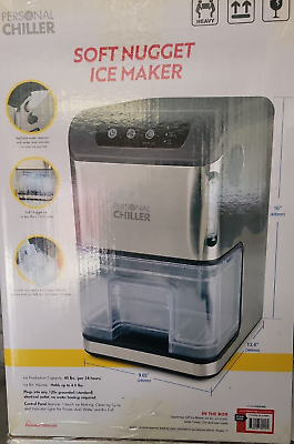 Personal Chiller Portable Countertop Ice Maker for Soft Nugget Ice at Home $204.99