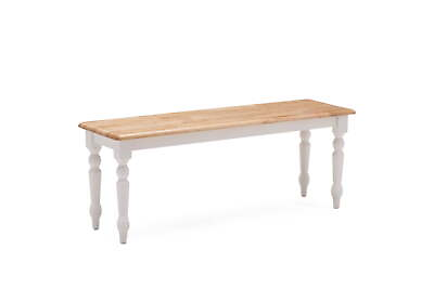 Kitchen amp; Dining Furniture Bench Natural and White $52.20