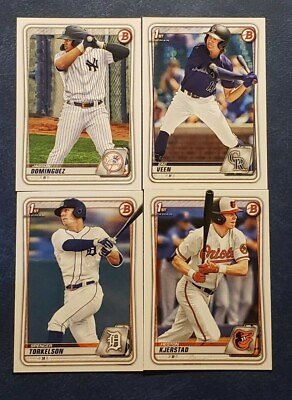 2020 Bowman Draft Paper BASE 1st Prospects Top Prospects You Pick $1.20