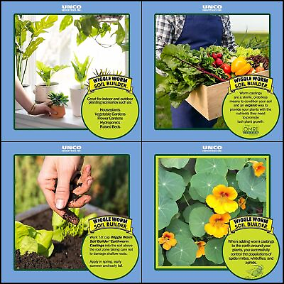 #ad #ad Organic Worm 100% Castings Pure Fertilizer Houseplants Wiggle Vegetab 4.5 $27.32
