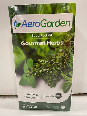 Brand New Gourmet Herb Seed Pot Kit Germination Indoor Gardening Miracle Grow $15.00