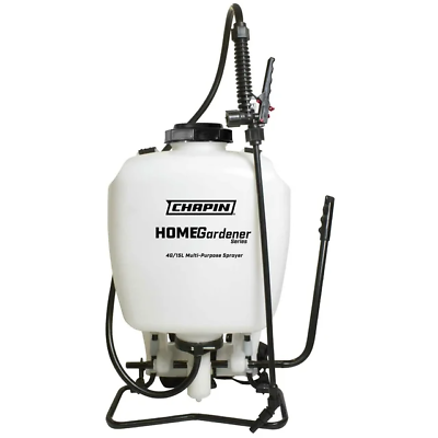 #ad HomeGardener 4 Gallon Pump Backpack Sprayer for Lawn Home and Garden $49.99