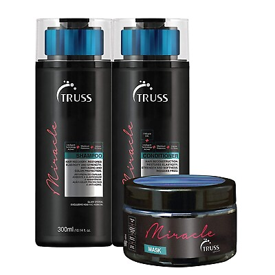 #ad TRUSS Miracle Shampoo and Conditioner Set Bundle with Hair Mask $74.95