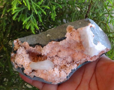 Heulandite Geode On Stilbite Crystals Rock Minerals Specimen K=5 $210.00