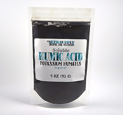#ad #ad 4 Ounces Soluble Humic Acid Powder Potassium Humates Natural Humus Fertilizer $14.99