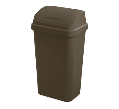 13 gal Plastic Swing Top Kitchen Trash Can Lid Kitchen amp;Bin Homeamp; office $29.50