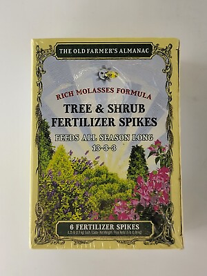 #ad The Old Farmer#x27;s Almanac Shrub Fertilizer Spikes $6.99