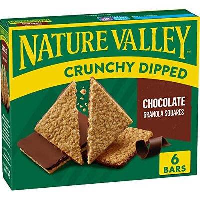 #ad Nature Valley Crunchy Dipped Granola Squares Oats and Chocolate 6 ct $5.06