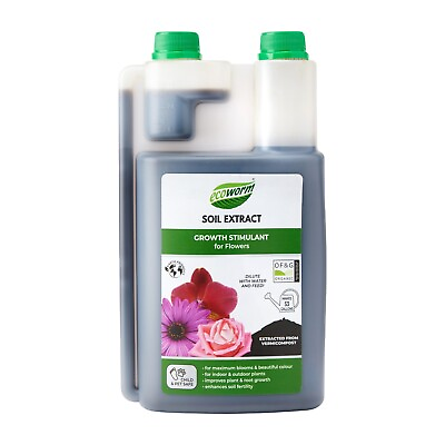 #ad Ecoworm Earthworm Castings Organic Liquid Fertilizer Flowers makes 52gal $35.00