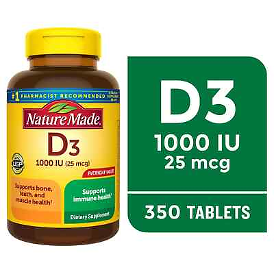 #ad #ad Nature Made Vitamin D3 1000 IU Tablets 350 Count Vitamin D Dietary Supplement $17.20