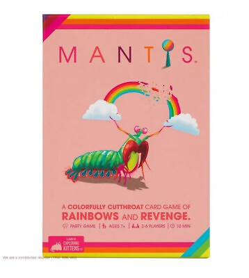#ad #ad Mantis Card Game Exploding Kittens Party Game Cutthroat Rainbows Revenge Age 7 $16.55