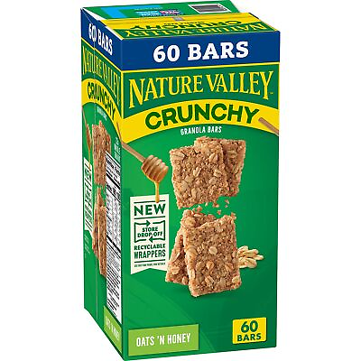 #ad Nature Valley Crunchy Oats #x27;n Honey Granola Bars 30 Count 30 Pack of 1 $18.19