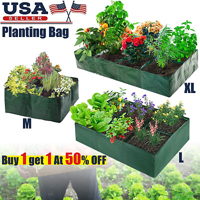 #ad Large Nursery Planting Bag Pot Planter Growing Garden Vegetable Container M L XL $14.95