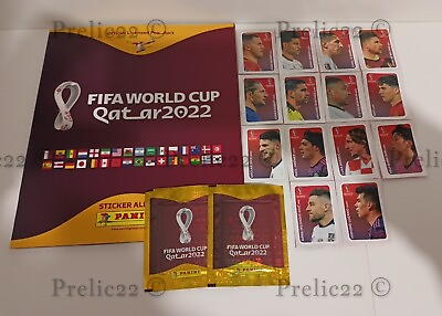 Panini QATAR 2022 FIFA WC full set 14 Coca cola stickers album two full bags $59.99